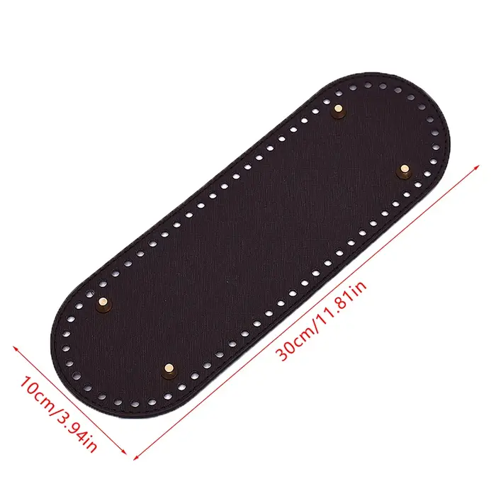Fond ovale 30*10cm pour sac tricoté