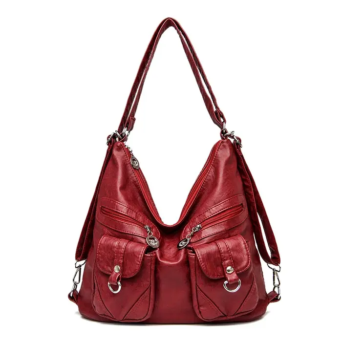 Grand Sac à Dos Multifonction en Cuir pour Femme
