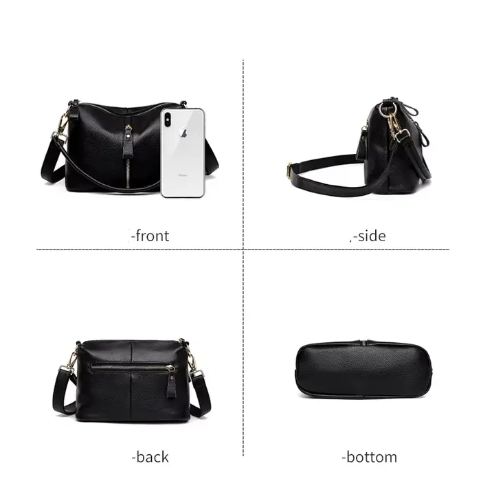 Sacs à main en cuir véritable pour femmes