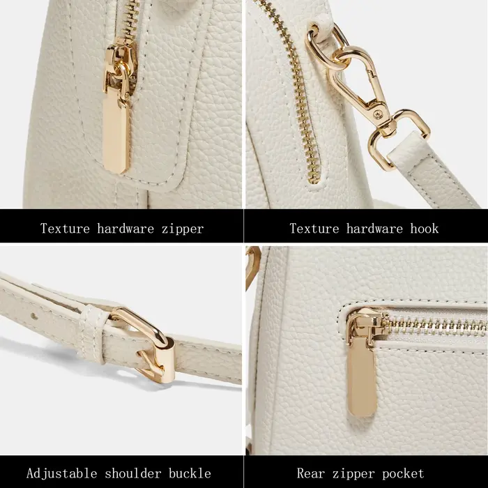 Sac à main femme FOXER 2026 en cuir de vachette, sac à bandoulière de luxe léger pour le quotidien e