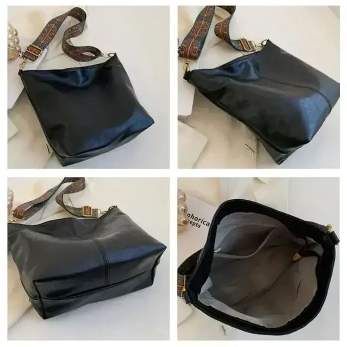 Sac à bandoulière Vintage en cuir PU pour femmes