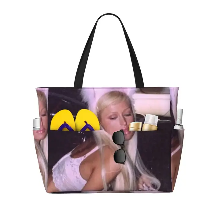 Paris Hilton plage sac fourre-tout Sport Gym Yoga Duffle grand sac fourre-tout femmes sac de voyage 