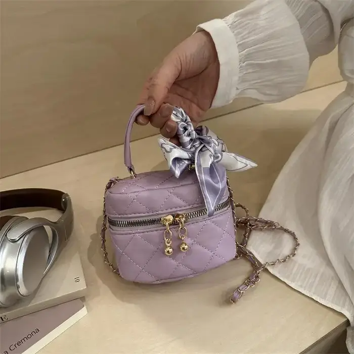 Sac à bandoulière matelassé mini pour femme