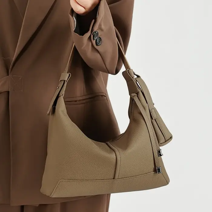 Sac à bandoulière rétro en cuir de vache véritable pour femme, sacs à main de luxe de créateur en cu