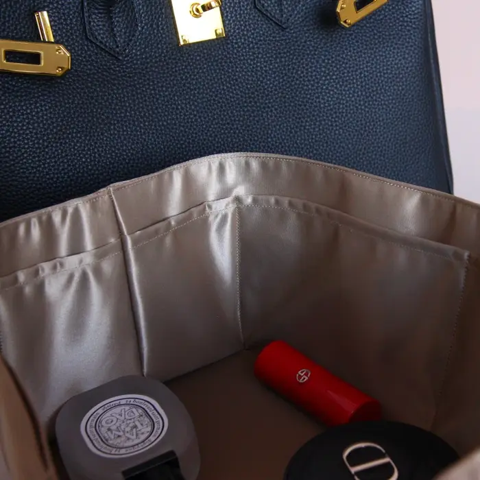 Sac intérieur pour Birkins, haute densité, étanche, satin léger, convient pour H Bir Kin 25, 30, 35