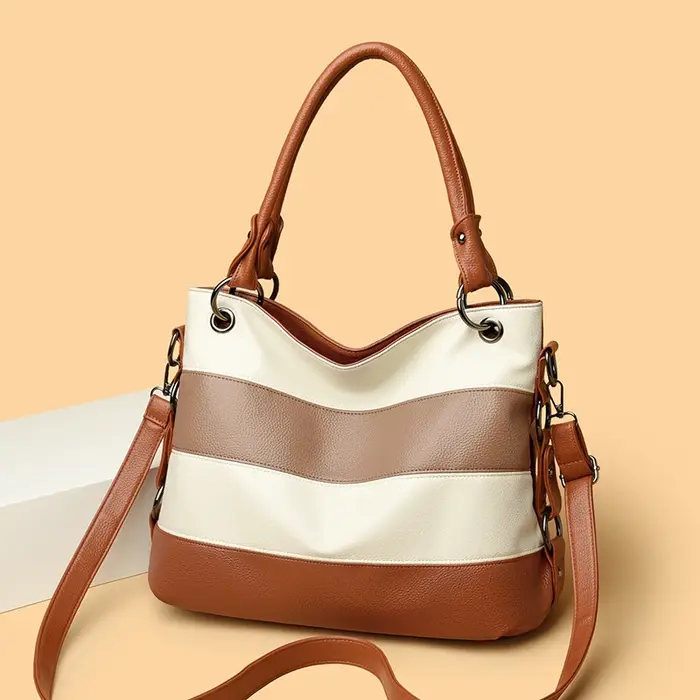 Trois couches de luxe fourre-tout décontracté femmes Sac de haute qualité en cuir Pu dames sacs à main