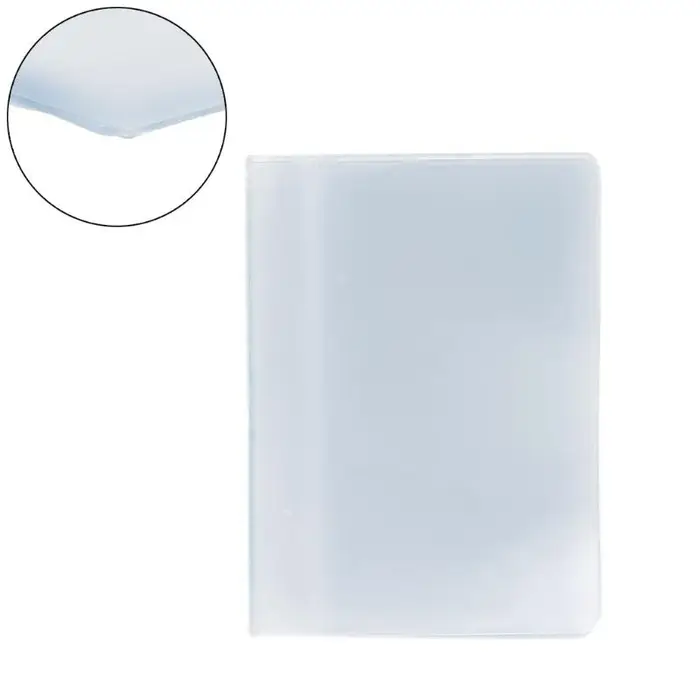 Q1QA – pochette transparente en plastique PVC pour carte de crédit, étui de rangement pour carte d'i