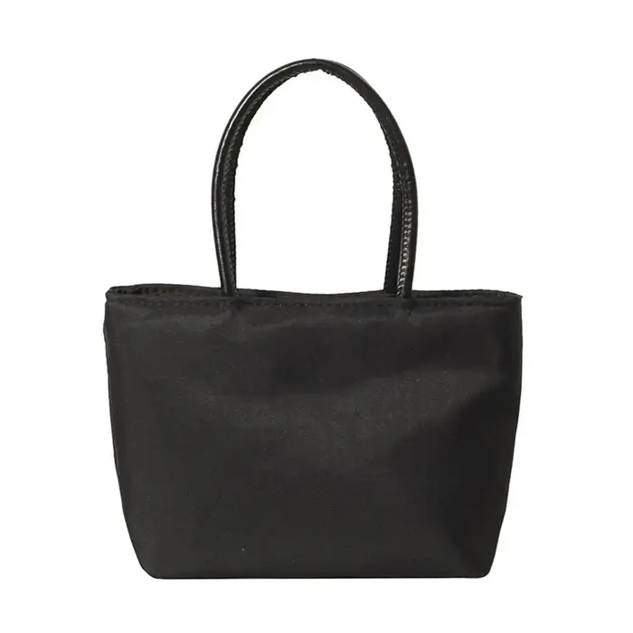 Mini sac cadeau en Nylon pour femmes, fourre-tout à bandoulière simple, sac à main étanche de couleu