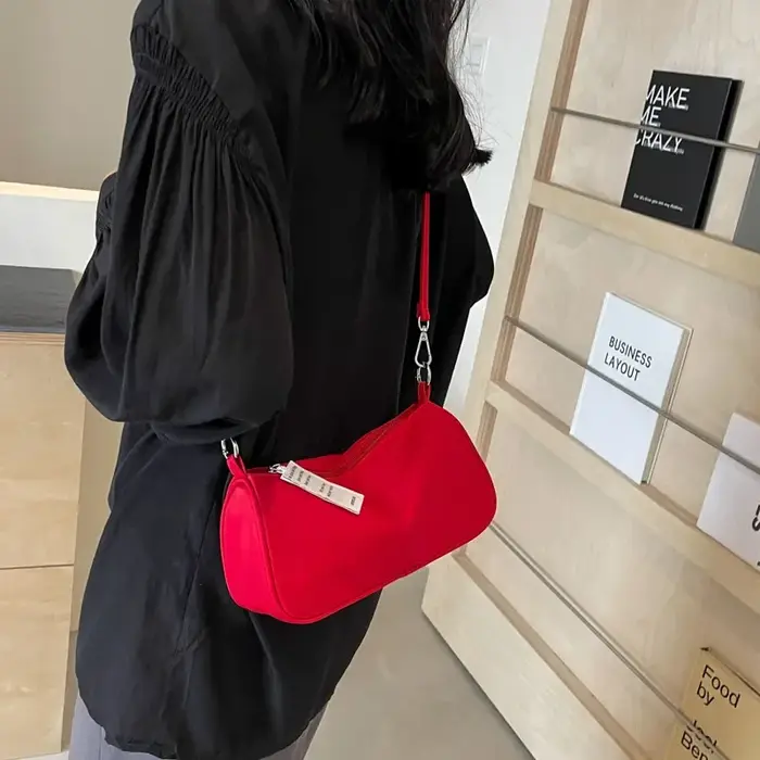 Sac à bandoulière rouge pour femmes