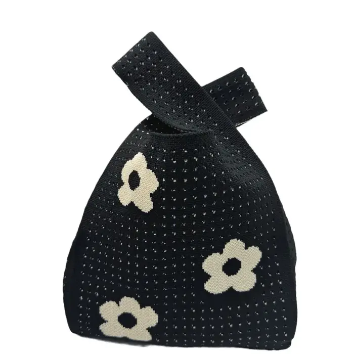 Sac fourre-tout tricoté à la main pour femme