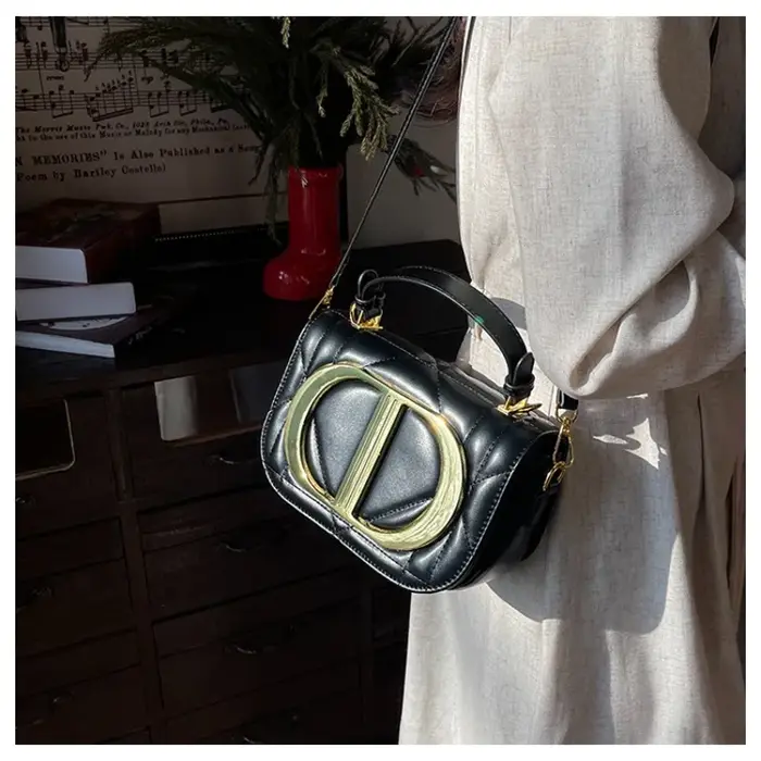 Sac à bandoulière de luxe pour femme, sac à main classique en cuir de créateur, sac à main élégant e