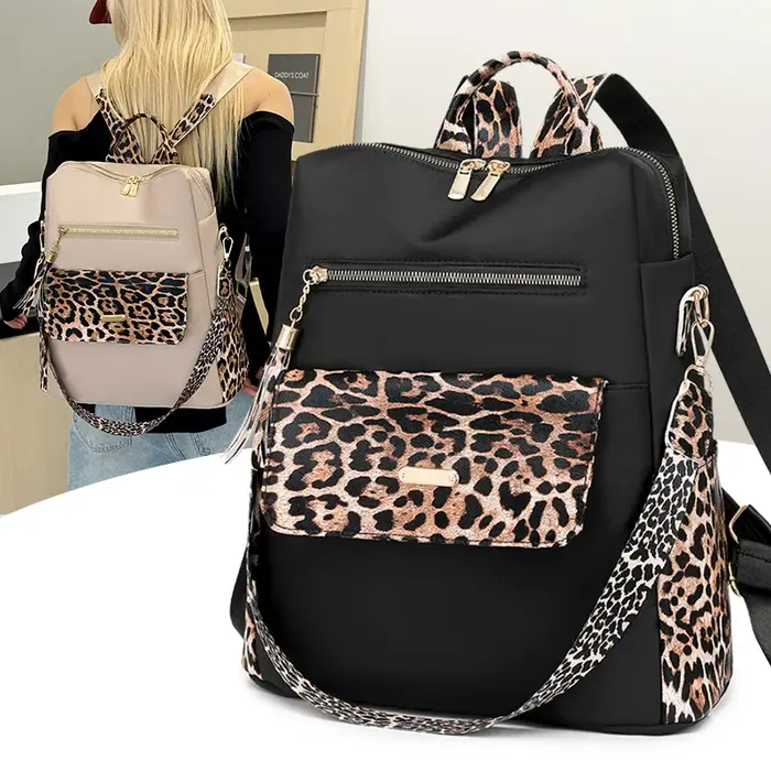 Sac à dos en nylon de grande capacité pour femmes