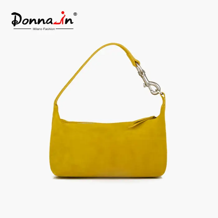 Donna-in – sac à main Hobo en daim naturel pour femmes