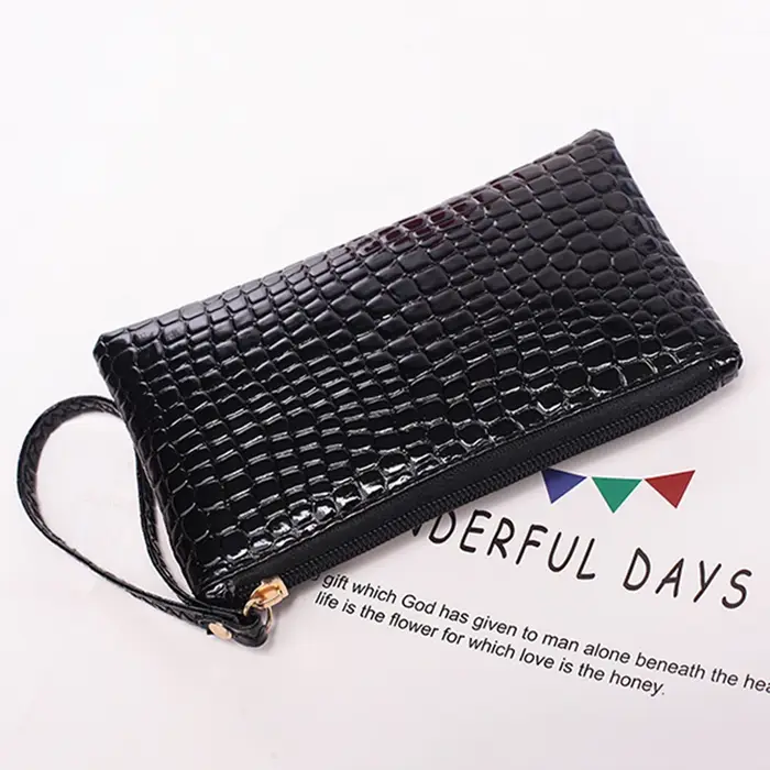 Portefeuille en cuir PU pour femme