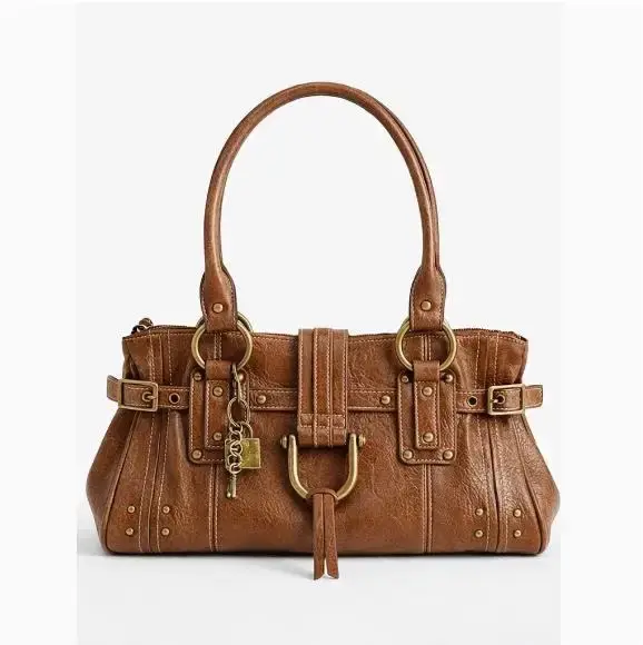 Sac à bandoulière en cuir élégant et minimaliste pour femme