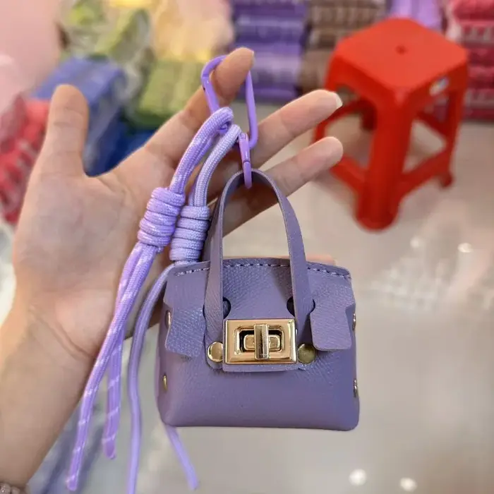 Mini porte-monnaie en cuir PU
