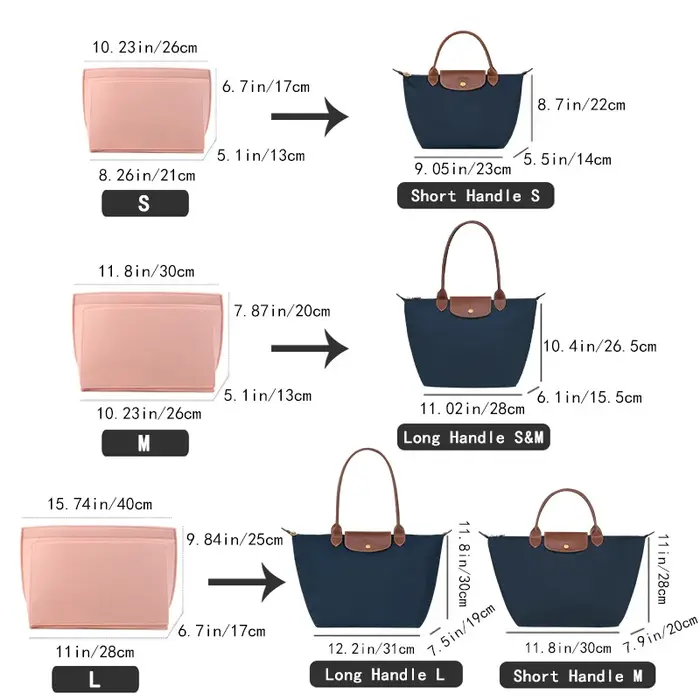 Dummonopoliner-Mini sac de rangement pour Longchamp