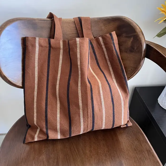 Sacs à main rayés orange vintage pour femmes