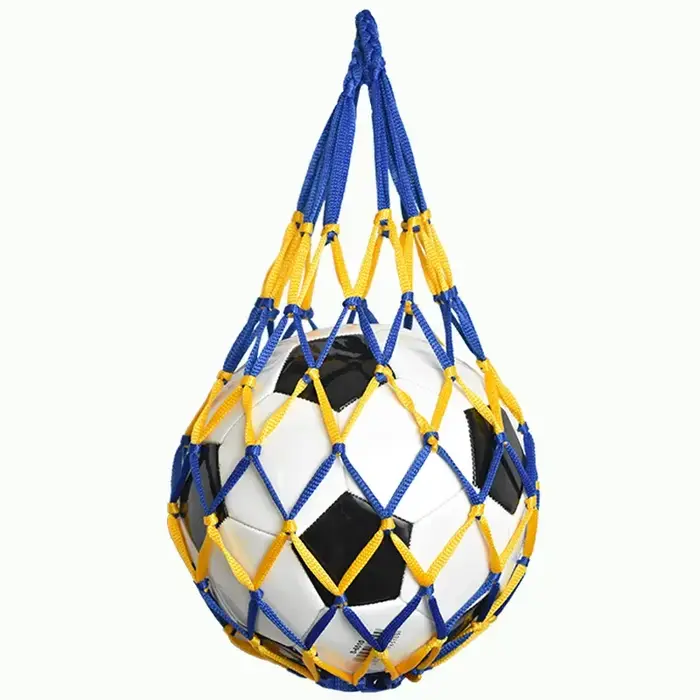 Sac en filet de Football en Nylon, 1 pièce, sac de rangement audacieux, sac de transport de balle un