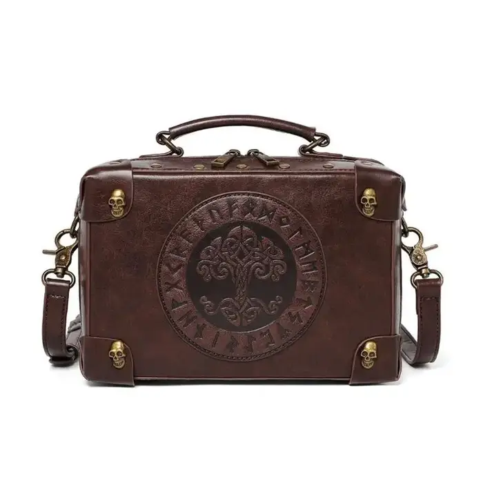 39BB – messager en Pu, porte-documents Vintage
