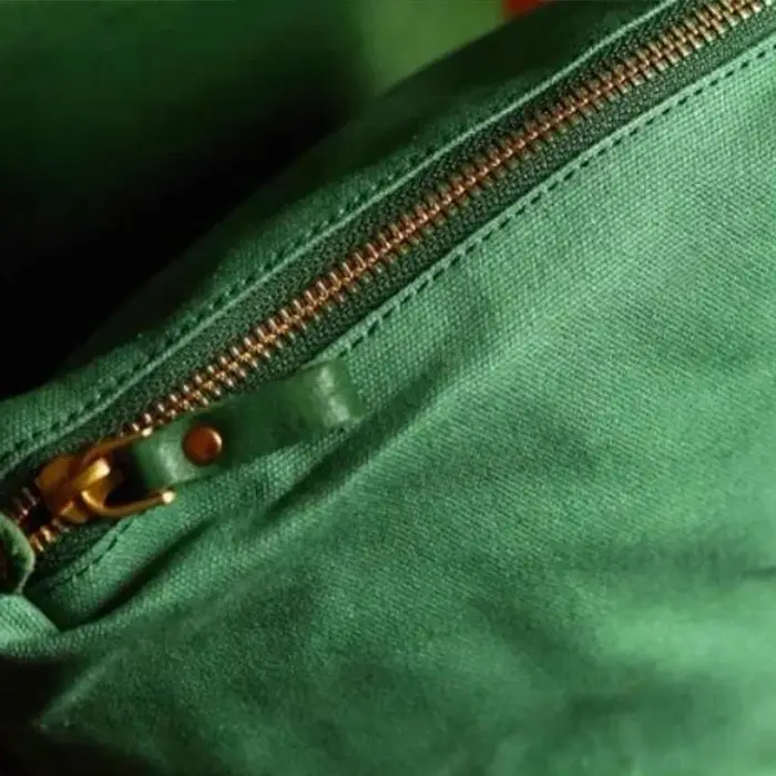 Sac seau vert japonais tendance en cuir PU