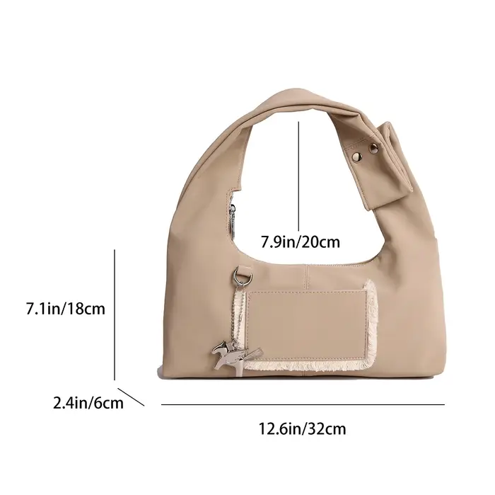 2025 nouveau Design sacs à main en Nylon femmes Hobo sac à bandoulière grande capacité Portable fourre-tout mode femme