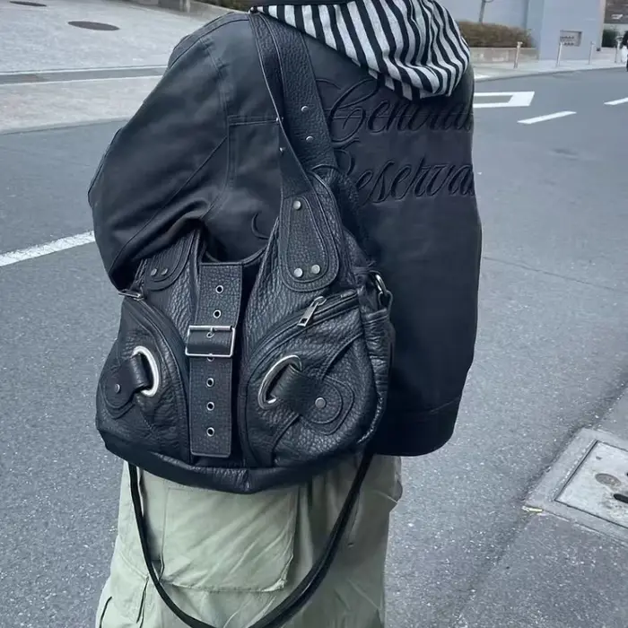Sac fourre-tout rose Harajuku Vintage pour femmes