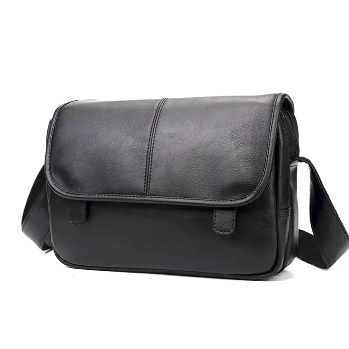Sac messager en cuir vintage pour hommes
