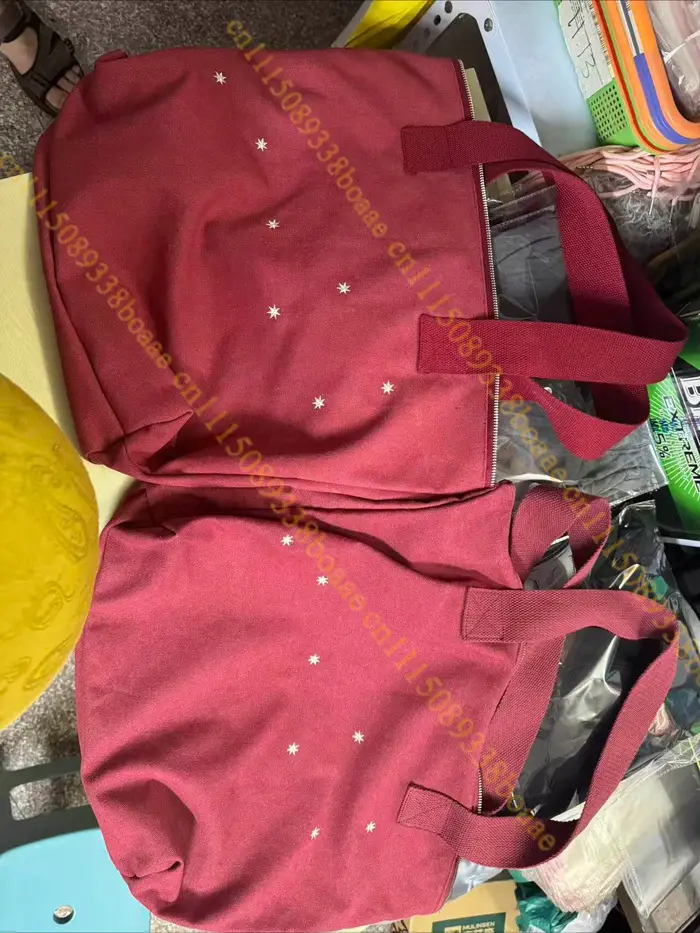 Sac fourre-tout en toile rouge 2026