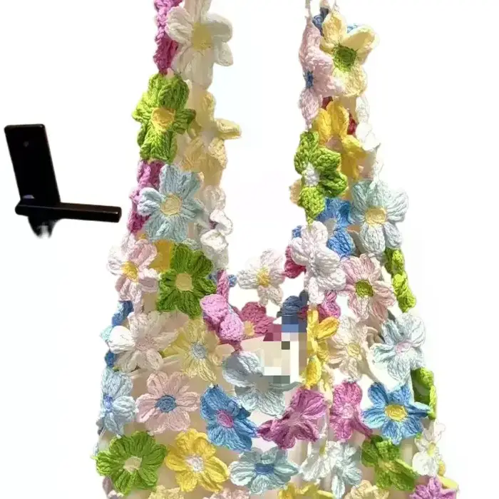 Sac tissé à la main en crochet