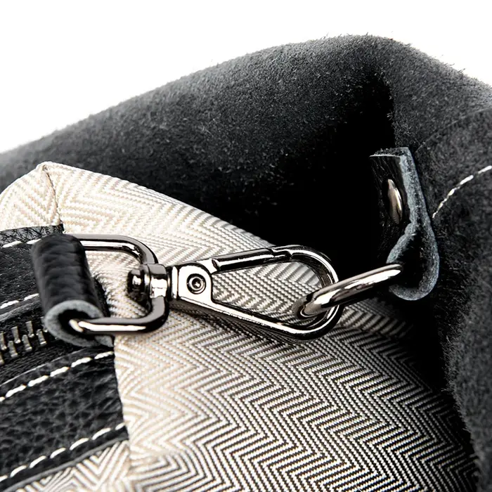 Sac fourre-tout de luxe en cuir véritable grande capacité pour femme