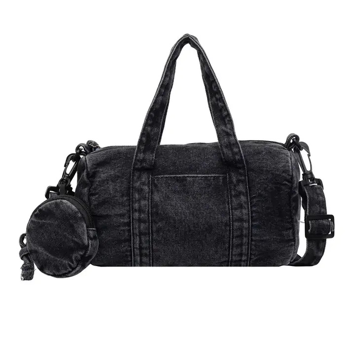 Sac messager vintage en jean pour femme, sac fourre-tout en jean, sac à bandoulière tendance, sac à 