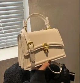 Sac à bandoulière en cuir PU marron/café pour femmes, sac d'hiver de luxe de styliste, sacs à main e