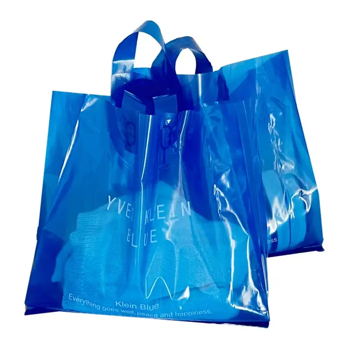 Sac en plastique perpétuel coloré avec poignée