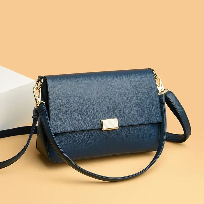 Petit sac à bandoulière matelassé en cuir PU pour femme