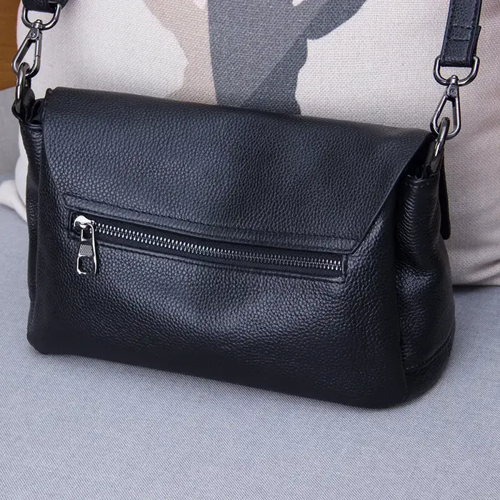 BRIGGS – sac à bandoulière en cuir véritable pour femmes