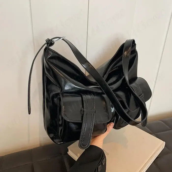 Stylsih-Sac fourre-tout en cuir PU pour femme