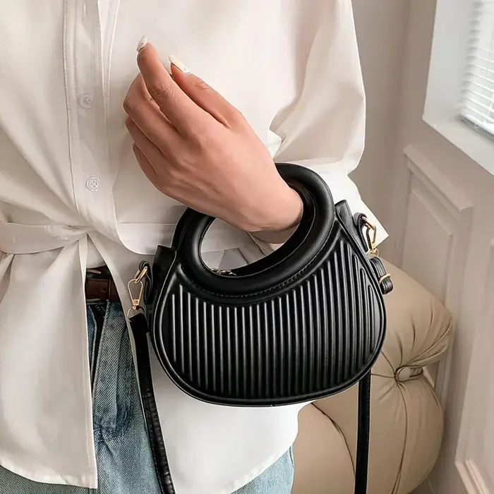 Sacs à bandoulière élégants à rayures pour femmes