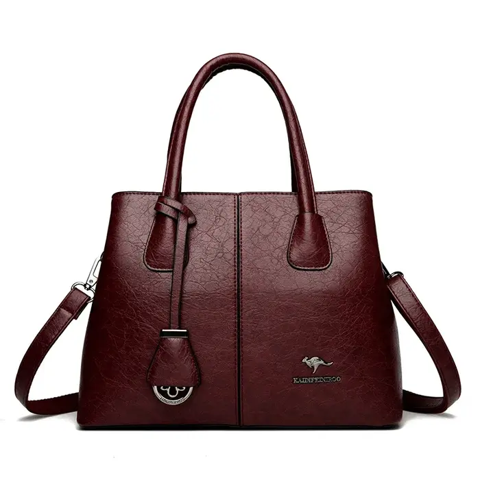 Sacs à main en cuir souple de marque authentique pour femmes
