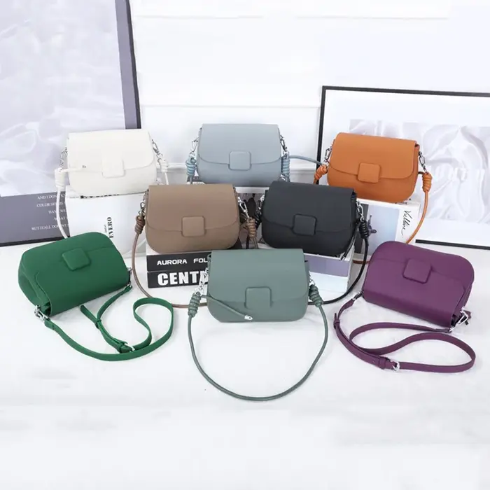 Sac à main en cuir véritable pour femmes, sacoche élégante, solide, carré, à bandoulière, tendance v