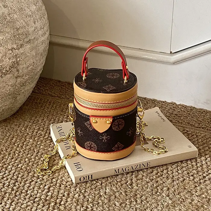 Sac à main pour femme, mini sac seau floral pour rouge à lèvres