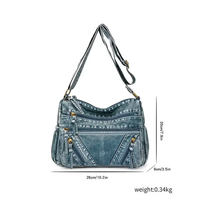 Sac à main vintage décontracté en cuir PU pour femme