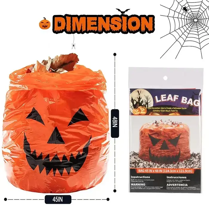 Grands sacs en cuir chevelu de Aliments d'Halloween