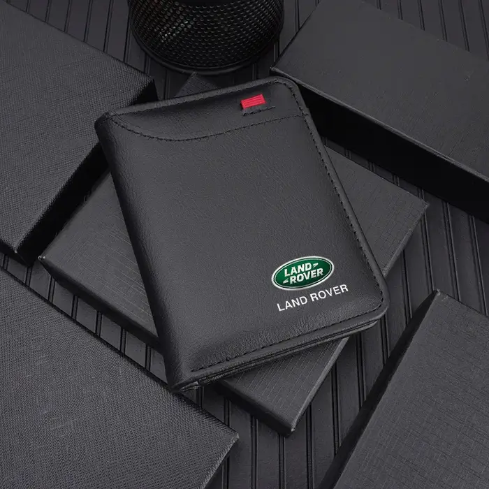 Sac de documents de conduite en cuir PU, porte-cartes d'identité, porte-passeport, pochette pour car