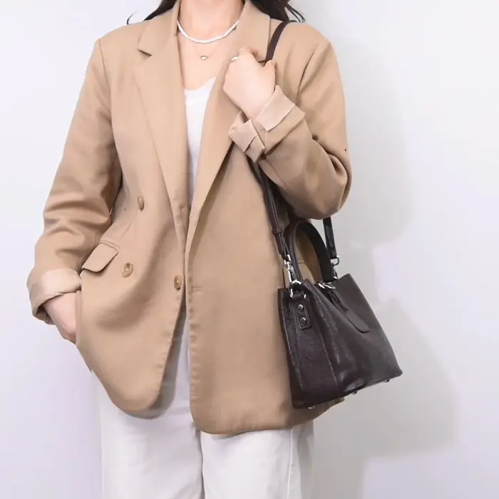 Sac à main en cuir véritable pour femmes