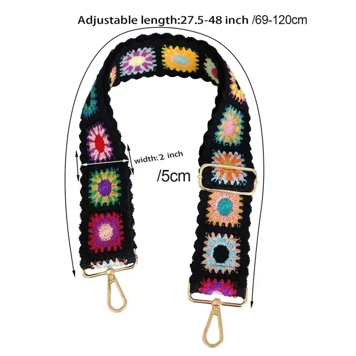Sangle de sac au crochet large réglable