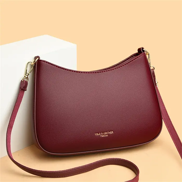 Sac à bandoulière en cuir Bergame pour femme