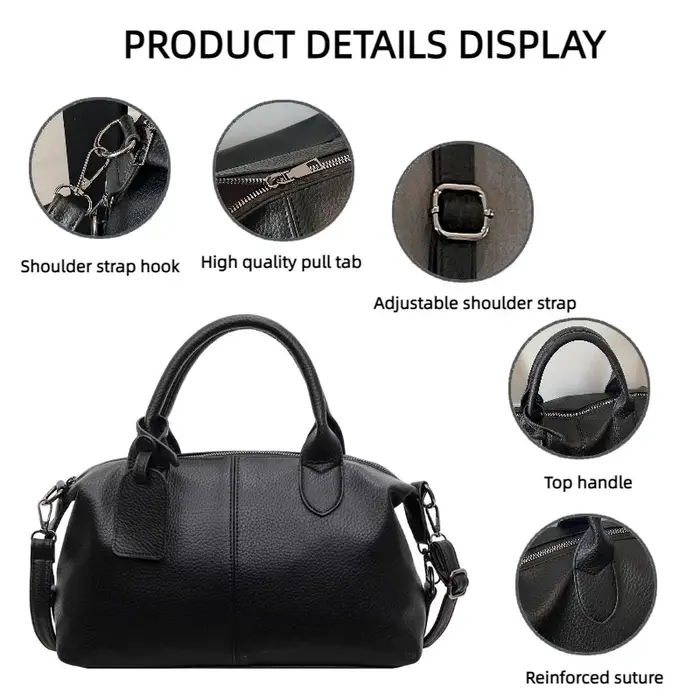 Sac fourre-tout vintage pour femmes, couleur unie simple, grande capacité, sac à main, sac bandoulière pour femmes, sac à main décontracté pour le quotidien et les voyages.