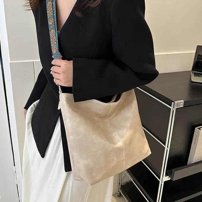 Sac à bandoulière en cuir PU pour femmes