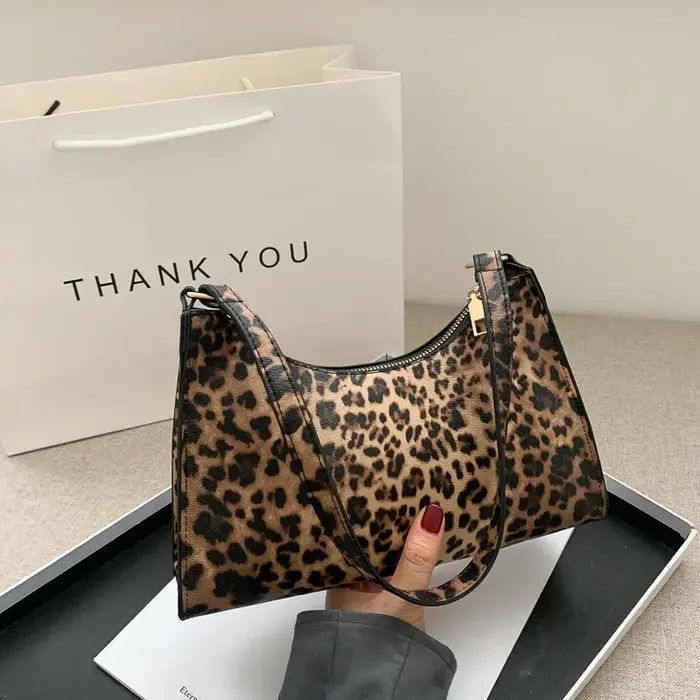 Mode zèbre impression femmes sac à main de luxe PU Simple sous les bras sacs à bandoulière femme conception quotidienne